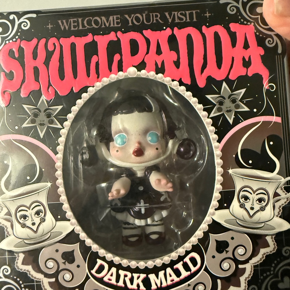 Dark Maid Skull Panda Figure China Limited edition by Popmart. Authentic